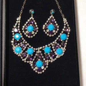 HSN Adrienne necklace and earrings set